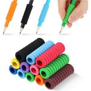 50Pcs Pencil Finger Grips for Kids Handwriting, Ergonomic Sponge Pencil Grippers